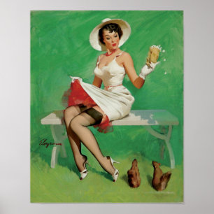 Póster Pin de las ardillas para arriba