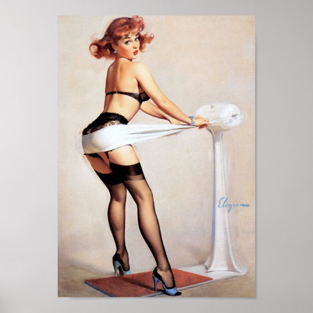 Póster Pin de salida de trabajo (Frente)