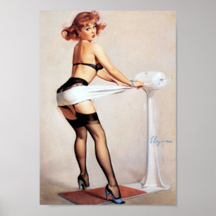 Póster Pin del entrenamiento para arriba