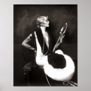 Póster Pin francés de los 1900s tempranos para arriba