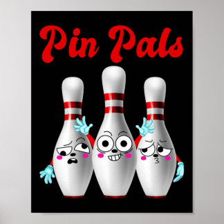 Póster Pin Pals Cute Camisa De Bolera Para Hombres Mujere
