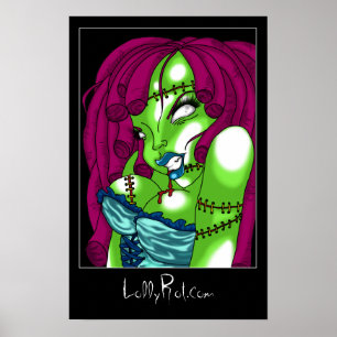 Póster Pin-para arriba del zombi