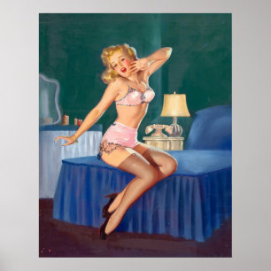 Póster Pin soñoliento para arriba