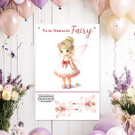 Póster Pin the Wand on the Fairy Birthday Party Game<br><div class="desc">Haz que tu celebración temática de hadas sea aún más mágica con nuestro juego de Posters de hadas Pin the Wand on the Fairy. Este juego de azar delicioso incluye un poster bellamente ilustrado con un caprichoso chica de hadas, junto con dos varas a cortar. El poster muestra detalles encantadores...</div>