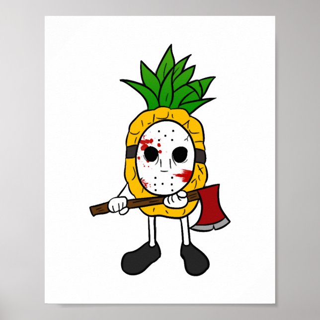 Póster Piña de Halloween (Frente)