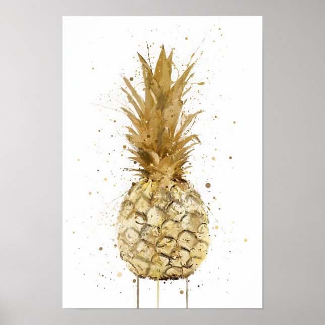 Póster Piña Dorada (Frente)