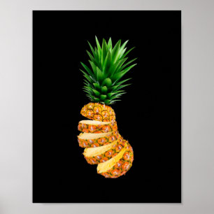 Póster Piña en lonas