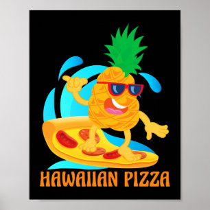 Póster Piña Pizza Hawaiana Pizza Piña En Pizza