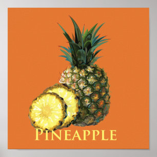 Póster Piña tropical