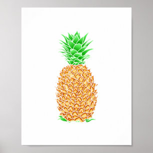 Póster Piña tropical