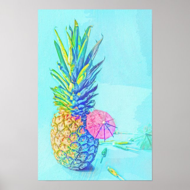 Póster Piña Tropical (Frente)