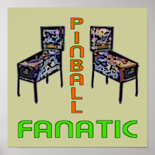 Póster Pinball Fanatic
