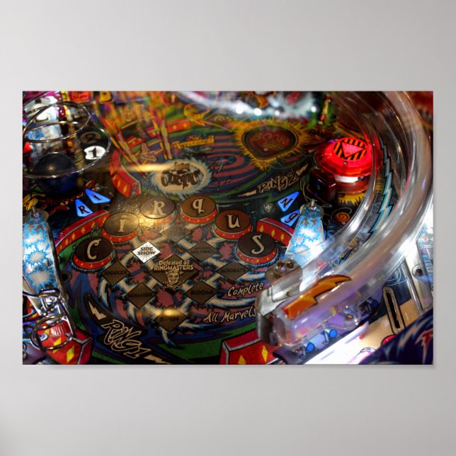 Póster Pinball Machine (Frente)