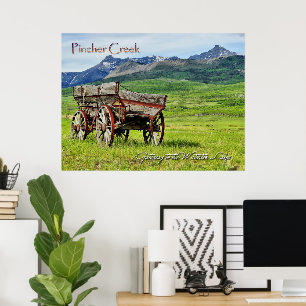 Póster Pincher Creek Alberta