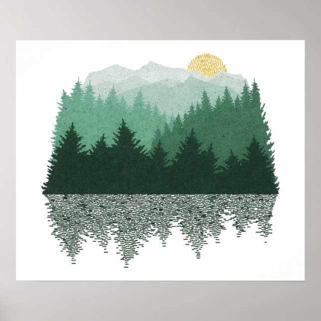 Póster Pine Forest Dash 2 (Frente)