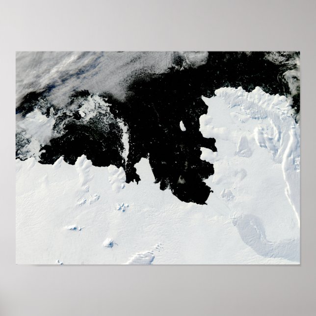 Póster Pine Island Bay in West Antarctica (Frente)