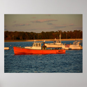 Póster Pine Point Maine 24" x 18", Poster