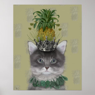 Póster Pineapple Cat