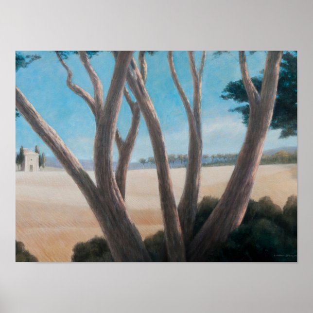 Póster Pines cerca de Pienza 2012 (Frente)