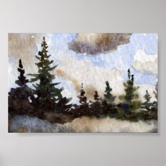 Póster Pinescape Mini-Poster