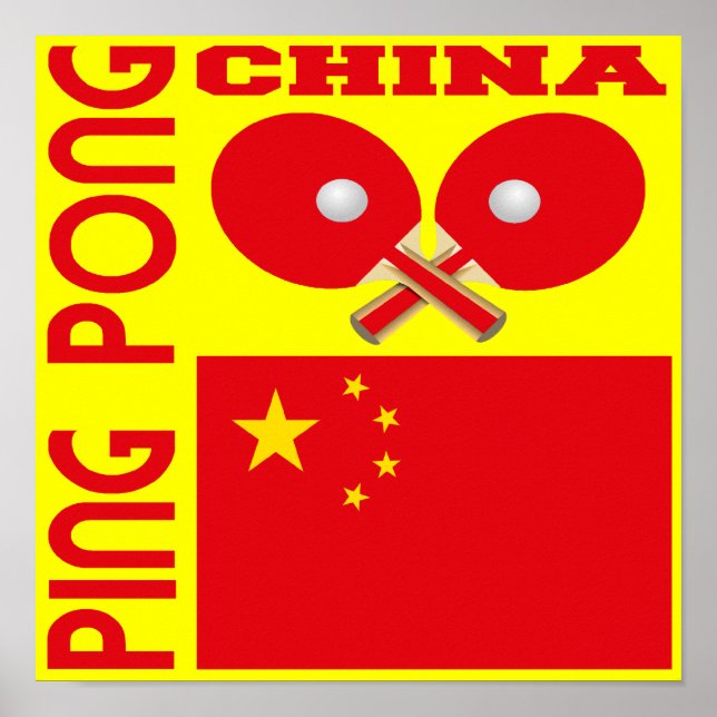 Póster Ping Pong en China (Frente)