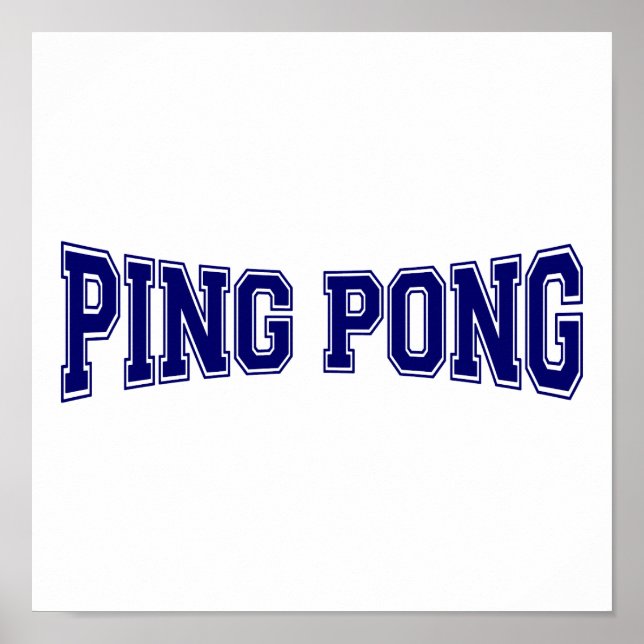 Póster Ping pong Style (Frente)