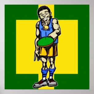 Póster Ping Pong Table Tennis