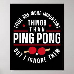 Póster Ping Pong Table Tennis
