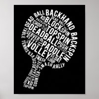 Ping Pong Table Tennis Backhand Backspin Block