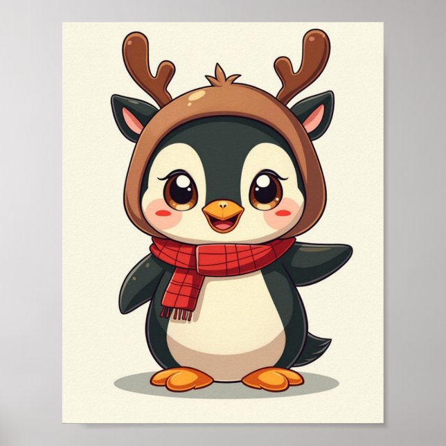 Póster Pingüino (Frente)