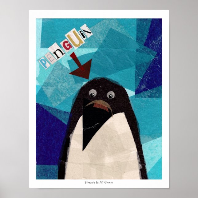 Póster Pingüino (Frente)