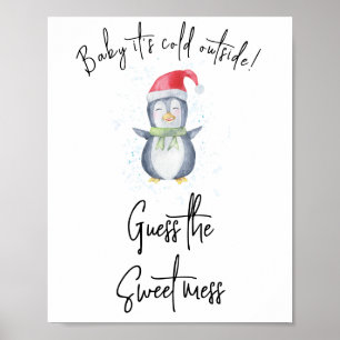 Póster Pingüino - Adivina el dulce desorden