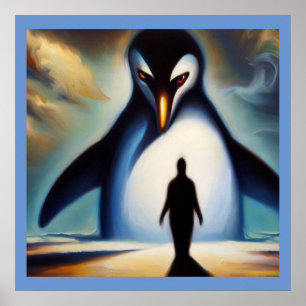 Póster Pingüino animal espiritual 1