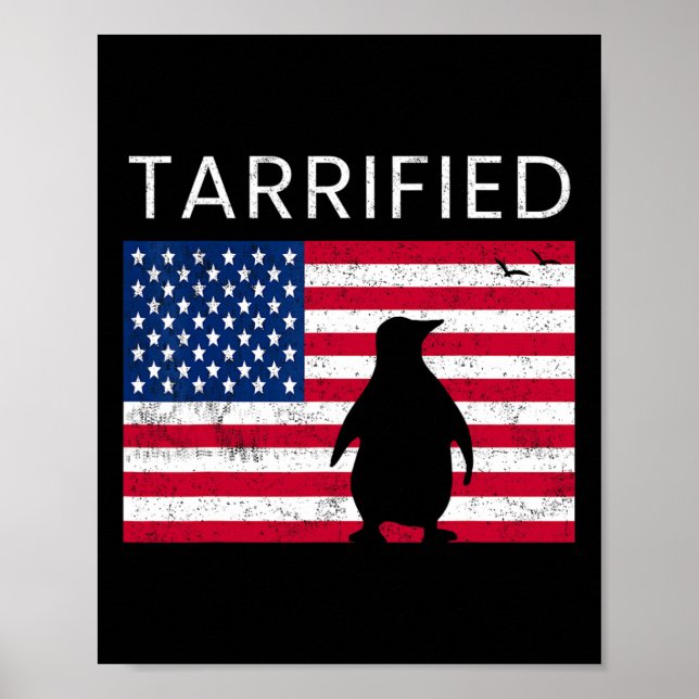 Póster Pingüino conservador antirepublicano (Frente)