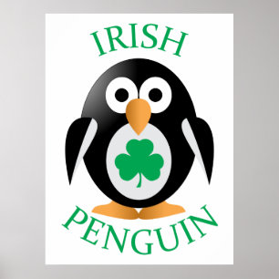 Póster Pingüino irlandés