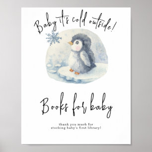 Póster Pingüino - Libros para bebé
