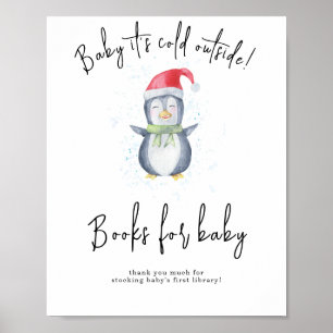 Póster Pingüino - Libros para bebé