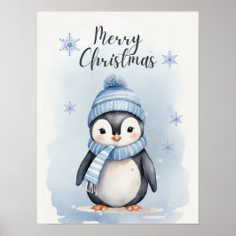 Póster "Pingüino lindo"