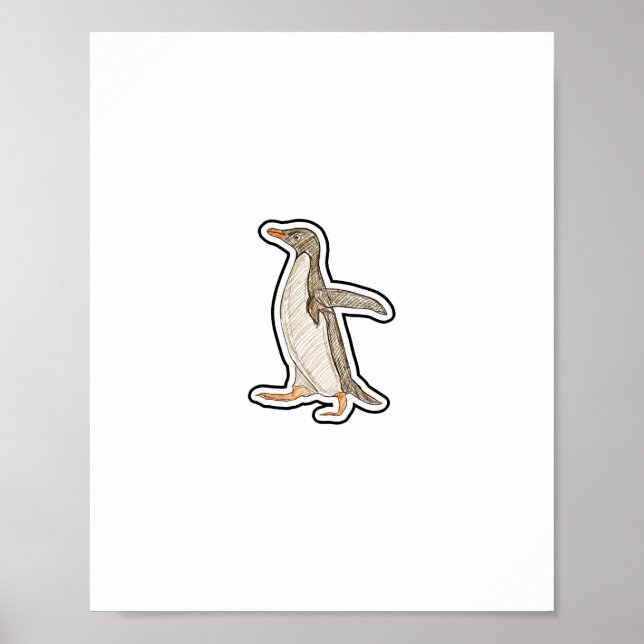Póster Pingüino Torpe (Frente)