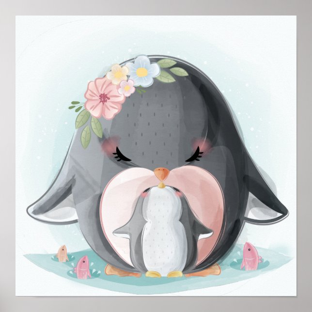 Póster Pingüinos (Frente)