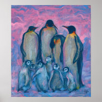Pingüinos emperadores, Padres de la Antártida y Ni