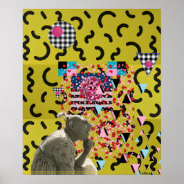 Póster Pinheaded Memphis Design Project 2025