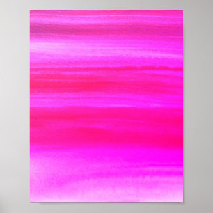 Póster Pink abstract Fun Guay Whimsical Art Bonito Único