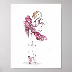 Póster Pink Ballerina