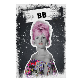 Póster Pink Bouffant Muse (BB)