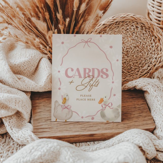 Póster Pink Bow Silly Goose Coquette Cards & Gifts Rótulo (Subido por el creador)