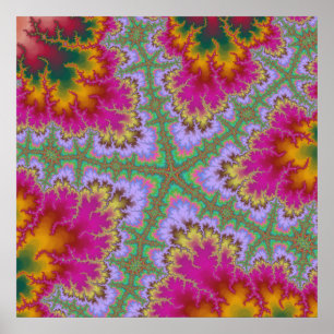 Póster Pink Cactus Starfish