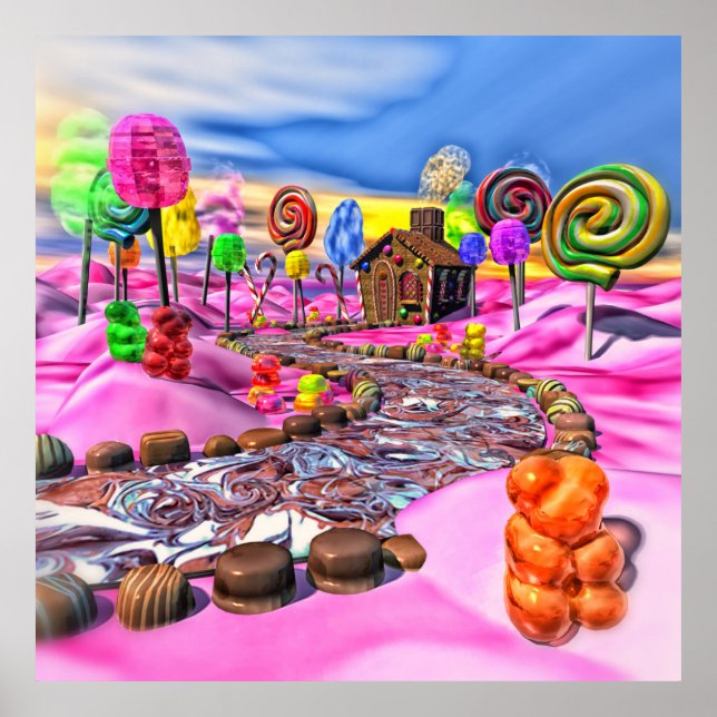 Póster Pink Candyland (Frente)