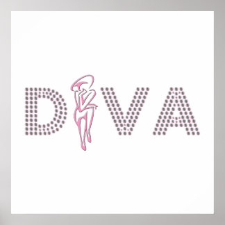 Póster Pink Diva
