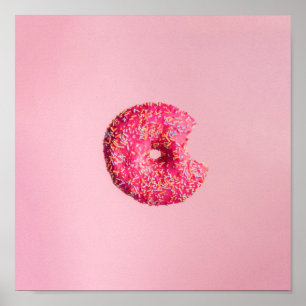 Póster Pink donut